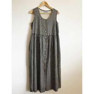 Vintage Studio Ease flax Linen blend Jumper Dress